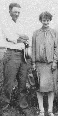 Ervin Alexander Metz & Irene Reka Mowry Metz 1926