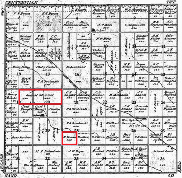 Hillsdale Township Faulk County SD 1910